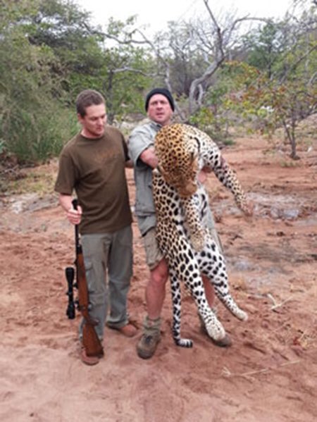 British trophy hunter Carl Knight - there are calls today for a BAN on leopard hunting due to falling numbers. Retweet if you AGREE #BanTrophyHunting