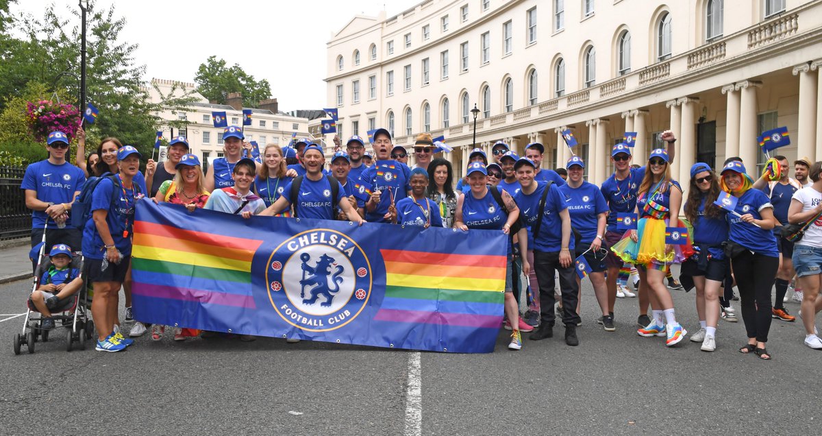 Fantastic Chelsea showing at #PrideInLondon ! 

Happy Pride everyone! 💙