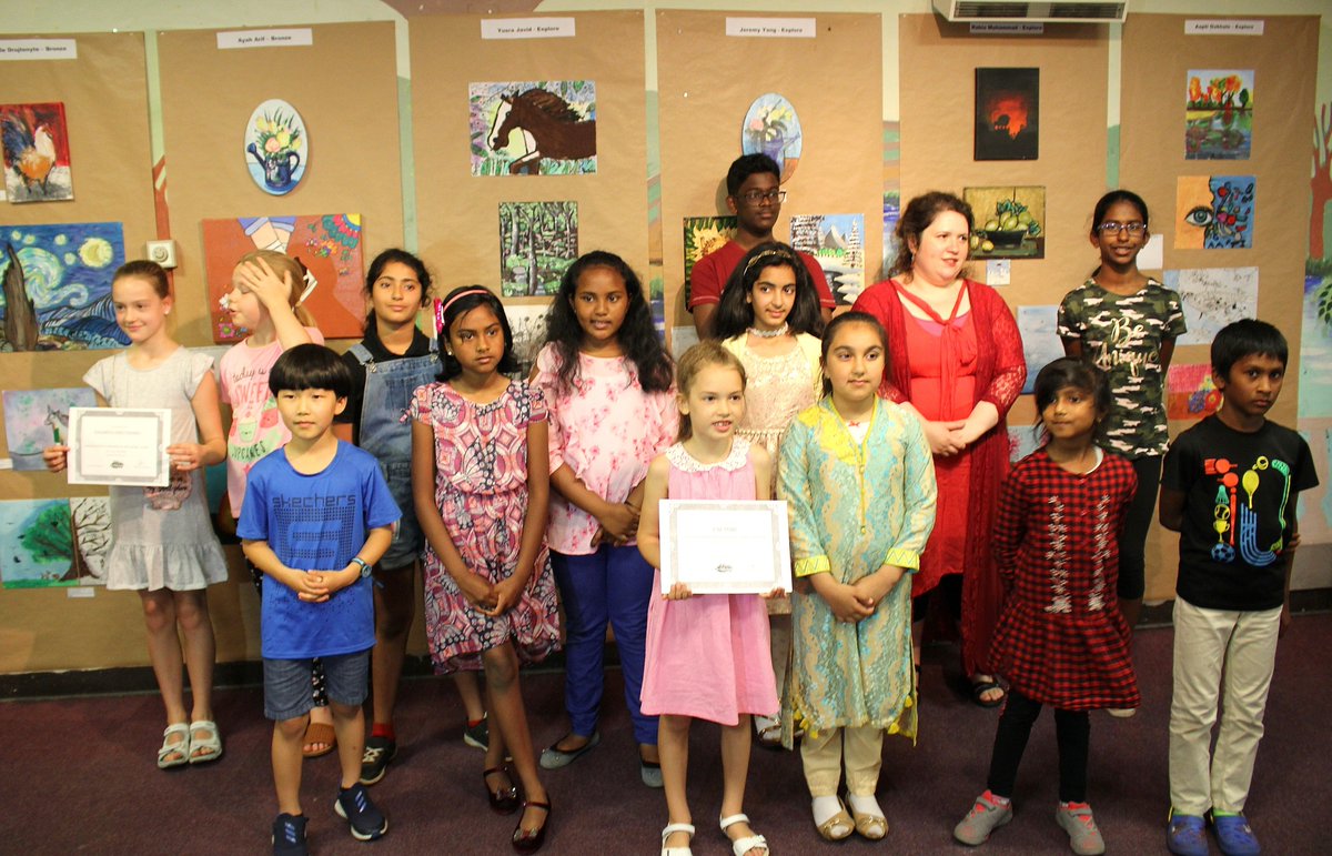 artclassesgroup's tweet photo. Some highlights from today`s exhibition and special thanks to @preston_brooker who has given a welcome speech. 
@ArtsAward @ace_southeast @ace_national @educationgovuk @royalacademy @sloughobserver 
#visualart #exhibition #youngartists #slough #worldcontest https://t.co/HlLjhFw6cD