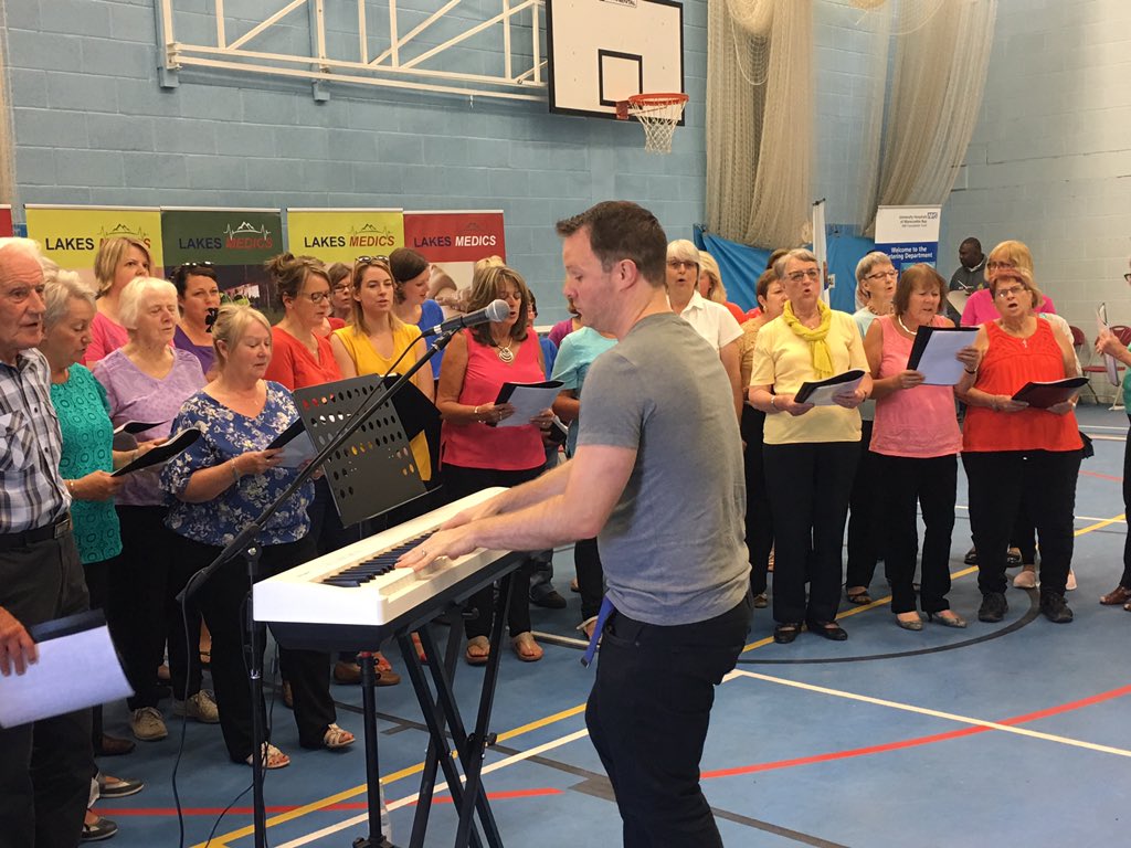 CarnforthICC's tweet photo. Huge thanks to Carnforth Community Choir for opening the Health and Fun Day - you sounded amazing &amp; very uplifting! @wellbeingandy @UHMBT #HealthAndFunDay https://t.co/3rQ8anEnGr