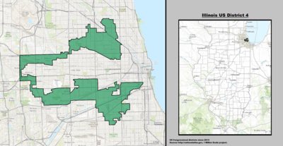 Illinois 4th Congressional District DOES THIS MAP MAKE SENSE?Or do you think some incumbent politician was able to Gerrymander the map to solidify his/her votes?THE SYSTEM IS RIGGED FOR THE INCUMBENTS #TermLimits - ONLY through a  #ConventionOfStates  #COS #ArticleV