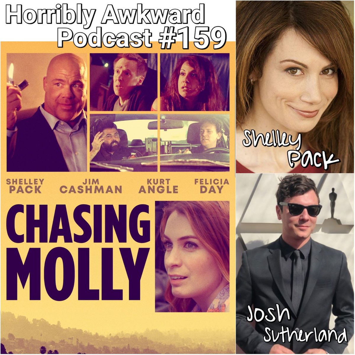 Awkward_Podcast's tweet photo. New podcast! #159 @pack_shelley and @sutherlandfilm drop by to talk about their new movie @chasing_molly (AVAILABLE NOW)
Hear what its like to sit through and improv'd scene and try not to laugh or drop the camera
https://t.co/ODiGfeLX6X

#podcast #chasingmolly #horriblyawkward https://t.co/krStFbmXLB