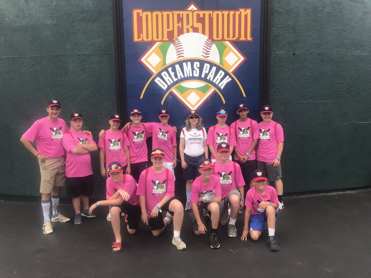 MyRangers72's tweet photo. Amber having a blast with Southlake Dragon Dreamers in Cooperstown. #WeBaseball https://t.co/DwxzLwgbou