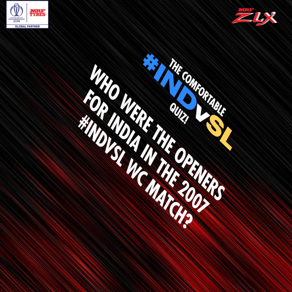 MRFWorldwide's tweet image. Question no.9

It&apos;s time to jog your memory back to 2007. Vaas got both the Indian openers. But who were they? 

To be eligible to win:
-Answer with #RideAlongWithMRF
-Retweet the question
-Follow us

#INDvSL #CWC19