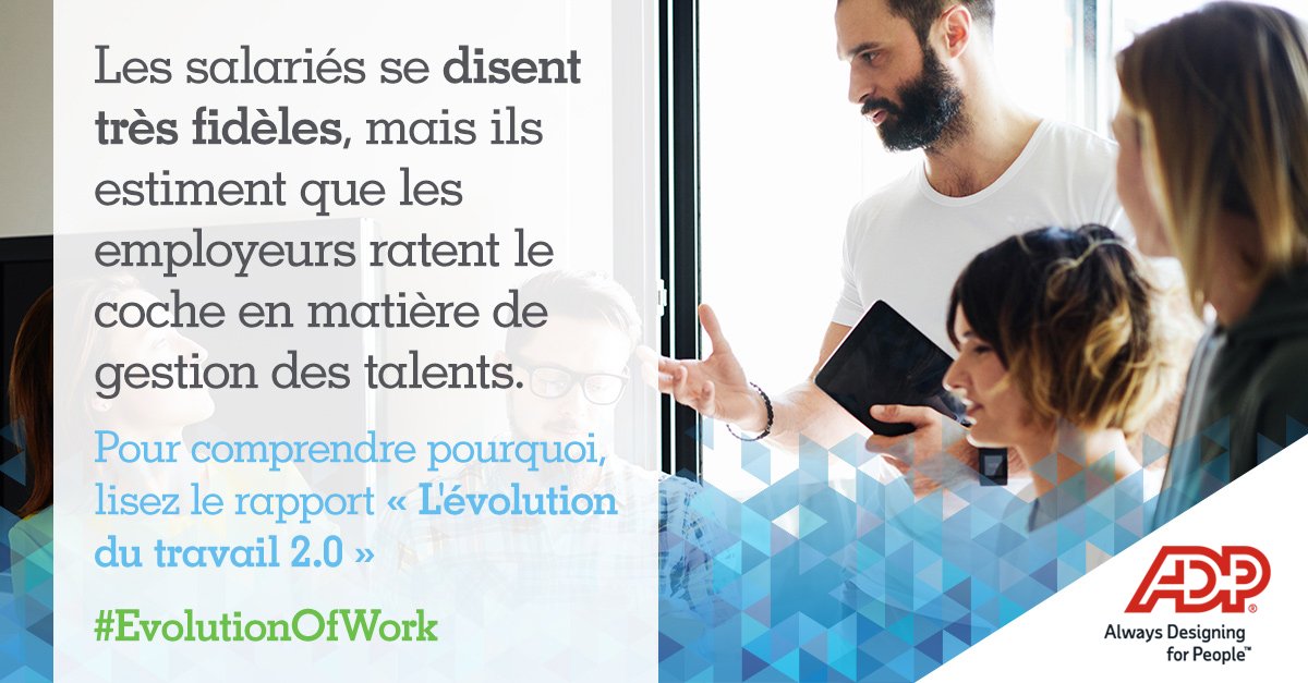ADP_FR's tweet image. #EvolutionOfWork 2.0 : "Ce que veulent les #salariés 🇪🇺 et ce qu’ils obtiennent sont deux choses différentes".
🔗 ow.ly/Kki930lfuPY #DRH