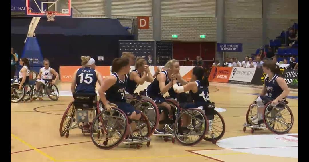 Three of our Angels have made history within GB as they won their game against Germany and are now playing the Gold/Silver medal match tomorrow! 🎉🇬🇧🏀🇬🇧🎉🏀🇬🇧🎉 We are beyond proud  💖