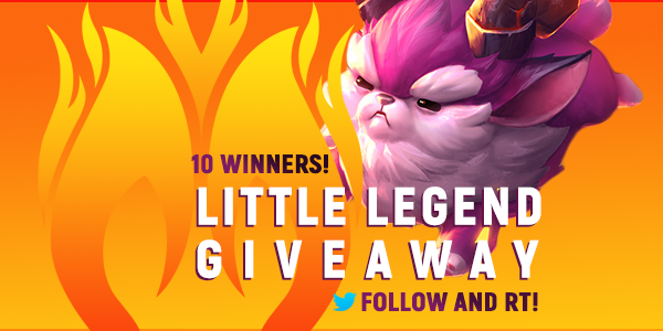 MOBAFire's tweet photo. 🐧👻🐏 Little Legend #Giveaway! 🐏👻🐧
RT + Follow for a chance to win a Little Legends Egg!
10 Winners will be drawn on Monday! 
#LeagueOfLegends #TeamfightTactics  Good luck! 🍀 https://t.co/cOXycaniVx