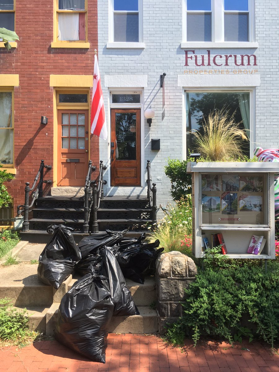 Another successful neighborhood cleanup! (8 neighbors not pictured 😆)