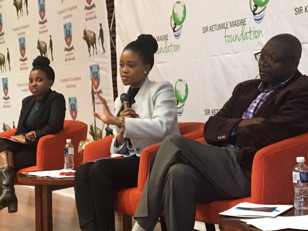 <a href="/skmfoundation/">Masire Foundation</a> 7th Annual Youth Lecture... What a morning... Thank you <a href="/BogoloKenewendo/">Bogolo Kenewendo</a> for a thought provoking and inspiring lecture powered by <a href="/BDCLimited/">Botswana Dev Corp</a> &amp; <a href="/UBBotswana/">University of Botswana Official</a> #livingthelegacy