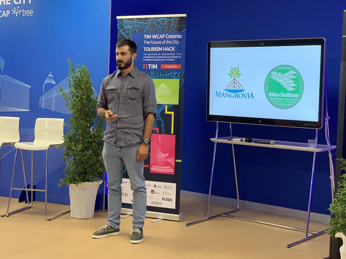 Now Cross-border Cooperation #ENISIE at #TheFutureofthecity! 
<a href="/fallicalive/">Salvo Fallica</a> (<a href="/HubSiracusa/">Impact Hub Siracusa</a> ) presents pitching session and matching activities Sicily-Malta with startups #BehaviourLabs #BioSpremi, #AvanTecno, #RoboMate, 
 #MareCamp, #Huduma.
