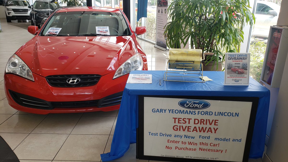your_ford's tweet image. Tomorrow is the last day to register for this Huundai Genesis coupe! Have you put your entry form in #daytonabeach?