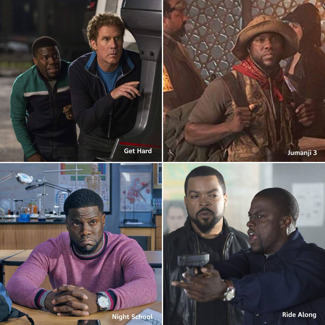 Wishing a happy birthday to Kevin Hart! With so many great movies under his belt, what\s your favourite role of his? 