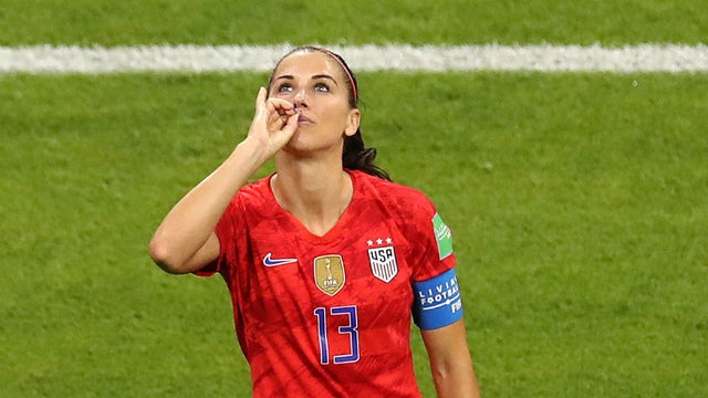 Lets see what <a href="/alexmorgan13/">Alex Morgan</a> does for an encore tomorrow!! We will be opening the pub side at 10am for USAvsNetherlands #FIFAWWC #USWNT #bloodymarybar #breakfastpizzas