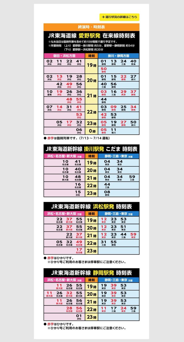 豆 ᴾᵉʳᵐⁱˢˢⁱᵒⁿ ᵗᵒ ᴰᵃⁿᶜᵉ エコパ公式サイト アクセスのご案内 Jr東海からのお知らせ T Co R9wbxfke0u 愛野駅 掛川駅は当日大変混雑いたします あらかじめ往復切符のご購入を 掛川駅の新幹線最終列車は大変な混雑が予想されご 豆 ᴾᵉʳᵐⁱˢˢⁱᵒⁿ ᵗᵒ ᴰᵃⁿᶜᵉ エコパ公式サイト アクセスのご案内 Jr東海からのお知らせ T Co R9wbxfke0u 愛野駅 掛川駅は当日大変混雑いたします あらかじめ往復切符のご購入を 掛川駅の新幹線最終列車は大変な混雑が予想されご