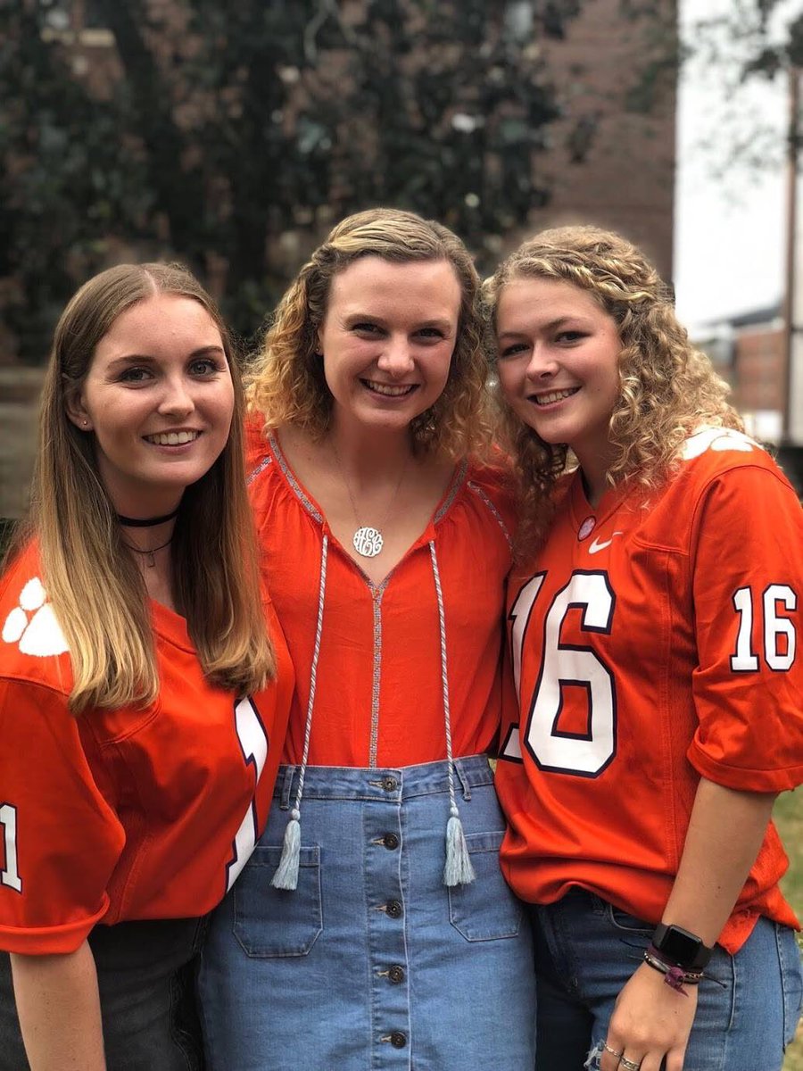 clemson_apo's tweet photo. Happy birthday to our midwest sweetheart, @gabriellelacey8! You have the best hair and kindest heart, not to mention funny as heck. Have the best day! https://t.co/8RGNscYkPr