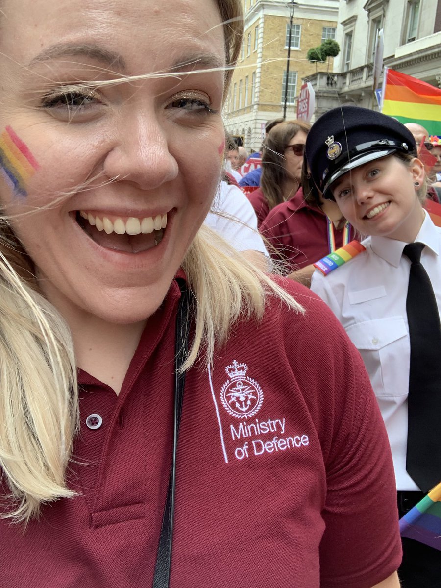 Walked with MoD @DefenceHQ for #prideinlondon! An absolute honour #prideindefence #workforceinclusion #diversityindefence