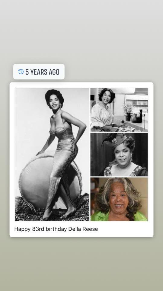 Happy birthday! Delloreese Patricia Early (July 6, 1931 November 19, 2017), known professionally as Della Reese 