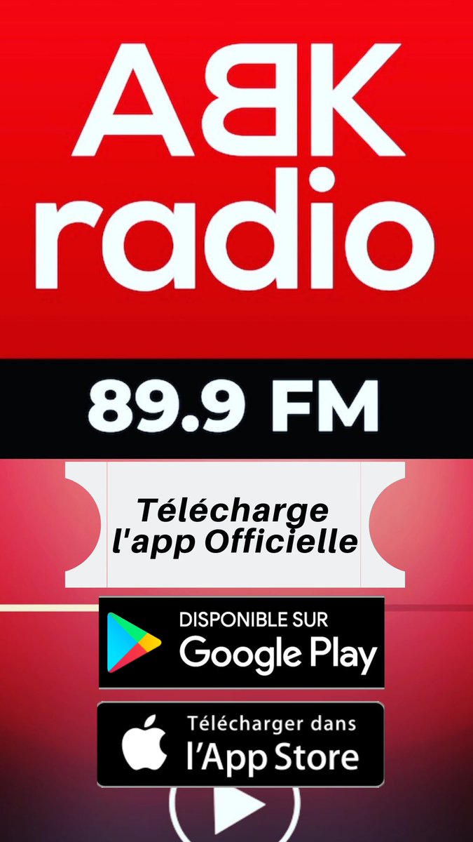 abkradiofm's tweet photo. Télécharge gratuitement L’AppOfficielle d’ABKRadio désormais disponible dans Google play et App Store,
 pour un confort d’écoute augmenté. ⏯🎶
#abkradio
#abkradio89.9FM 
#Douala
#237ZIK 
#Cameroun
#LiveStreaming https://t.co/A8UEeXptuw