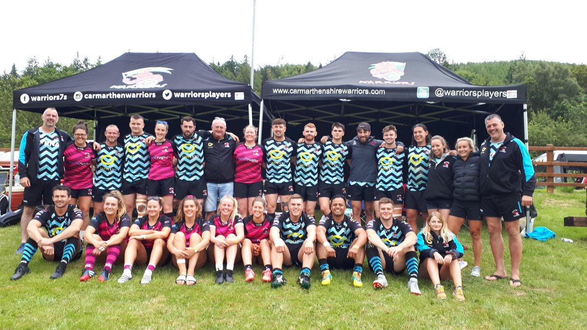 Warriors ladies winning the Plate final and Men through to the main final by beating @PontyButchers7s 33-24 in a thrilling semi final <a href="/HeartofWales7s/">Heart of Wales 7s</a>