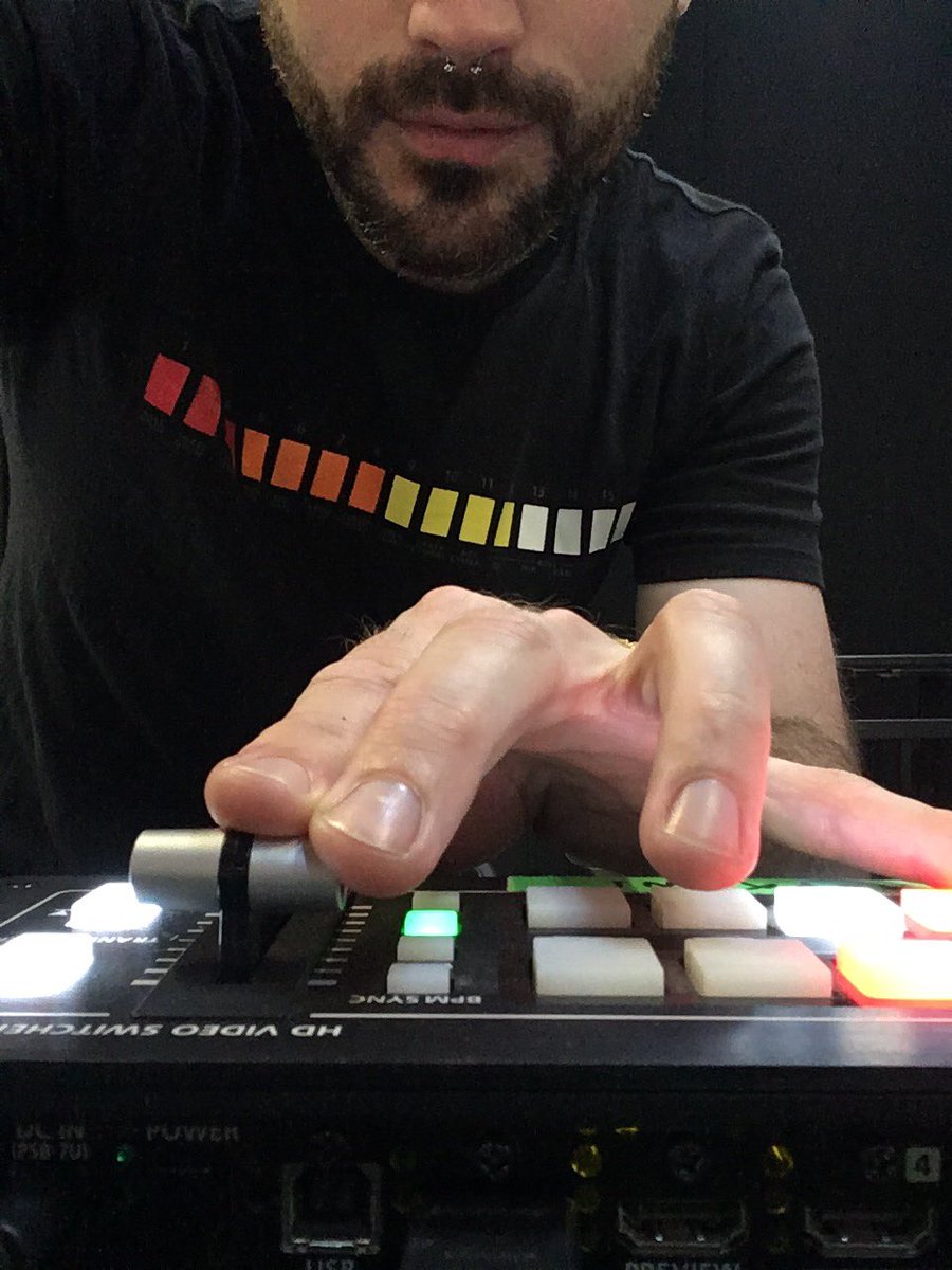 Happy 606 to my pals at <a href="/rolandproavuk/">Roland Pro-AV UK</a> Roland V-1HD has been an essential part of my live set up for the last 3 years 🔌✨
#hdmimixer #roland #606 #drummachine