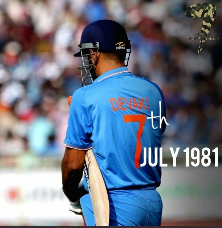 Happy birthday My God 
\"MAHENDRA SINGH DHONI\"    