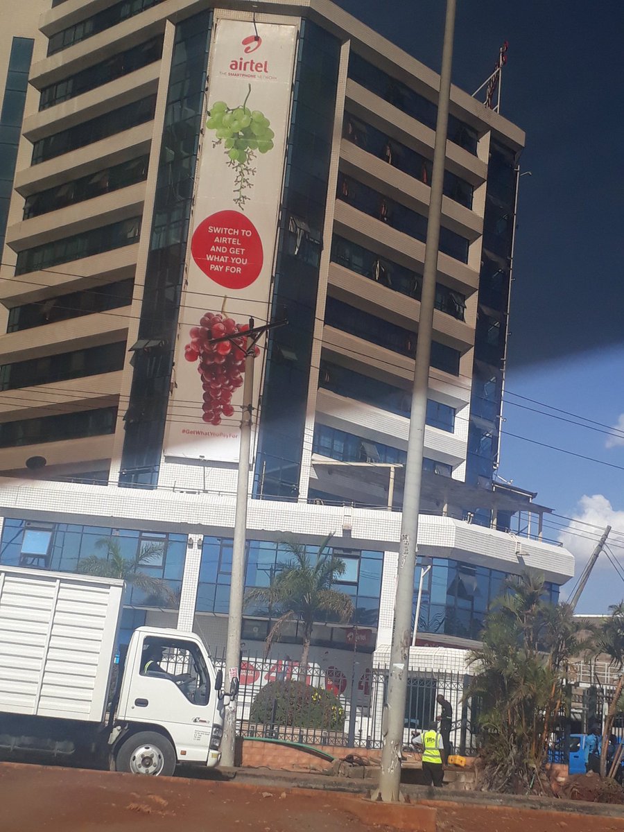 Akisawandera's tweet photo. Lol! @AIRTEL_KE  has certainly gone all out! https://t.co/o6fWWAdCXi