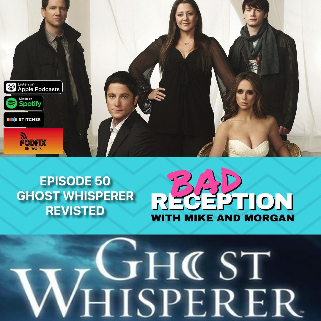 BadReceptionPod's tweet image. NEW EP!! It's our one year podiversary! We're celebrating by revisiting one of our first shows, the soapy spirit sleuther (and fan favorite), Ghost Whisperer!! #DailyBoogle #JLoHew

Podbean: bit.ly/2H1LiGJ
Apple: apple.co/2Tn0BjI
#PodernFamily #PodFix