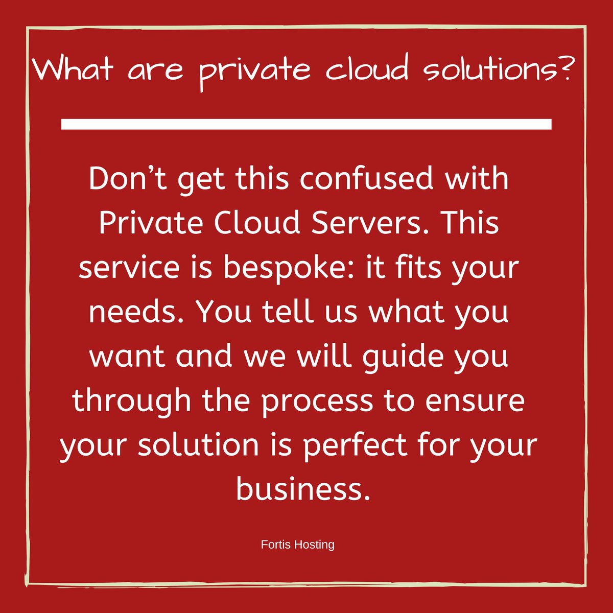 Fortishosting's tweet image. You may have heard of #privatecloudsolutions, but what it is? #WednesdayWisdom #WednesdayMotivation #cloudcomputing
