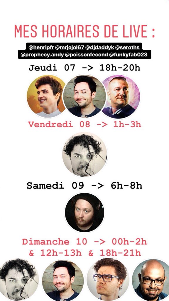 Seroths's tweet photo. Si vous voulez voir les horaires c’est par la ! Ça va être fou ce #televideogames4 https://t.co/9DMKBCvJjG