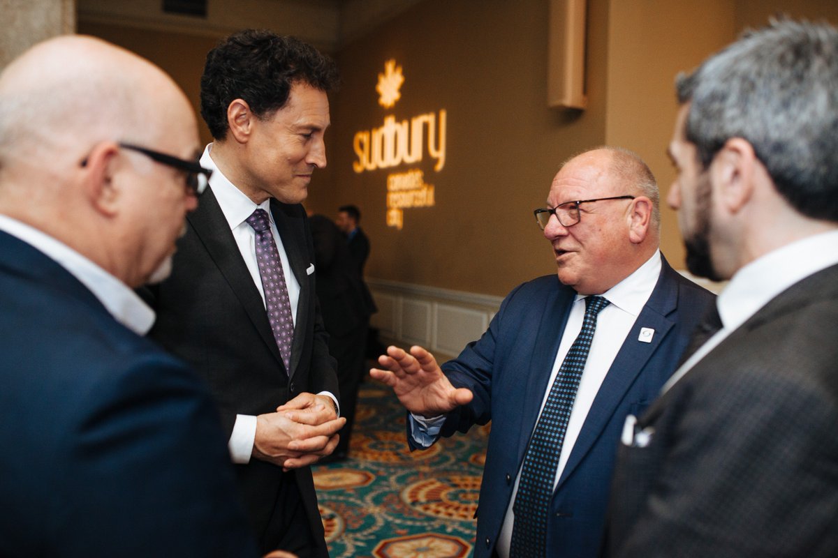 BiggerSudbury's tweet photo. Great evening last night at @the_PDAC Sudbury Reception - Thank you to @spaikin for being a fantastic MC, to all of the sponsors who made this night possible and to everyone coming out to support our Global Mining Cluster! https://t.co/ViPm86IIFp