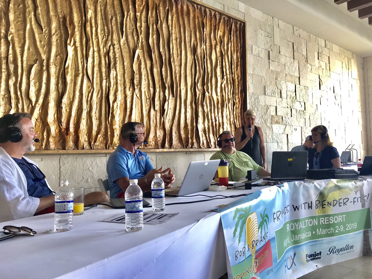 1029TheHOG's tweet photo. The Suttons are back with more tales of #springbend craziness in #jamaica! @Steph__Sutton @royaltonnegril @RoyaltonResorts @foxworldtravel @FunjetVacations. Photos and videos are thanks to Savaglia Financial Advisors https://t.co/a1MVVCQqcd