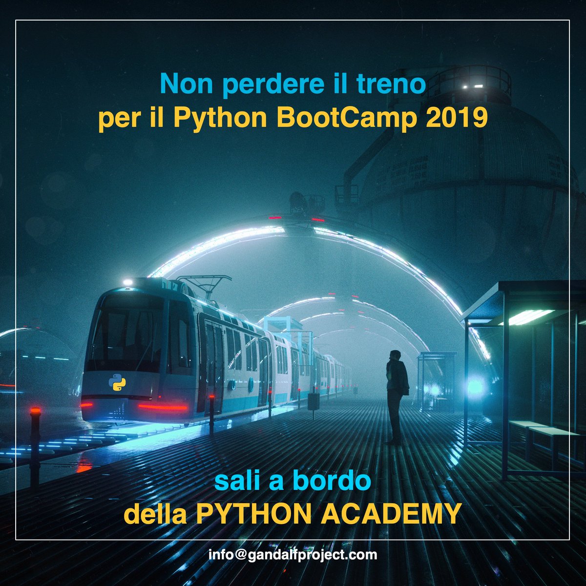 Albatro1974's tweet image. Comincia subito dalla Python Academy e apprendi il Machine Learning ed il Trading Diretto con Python durante il Python BootCamp 2019 (dal 29 giugno al 2 luglio)!
gandalfproject.com/index.php/comp…
📩 info@gandalfproject.com
#gandalfproject #pythonacademy #pythonbootcamp2019 #python