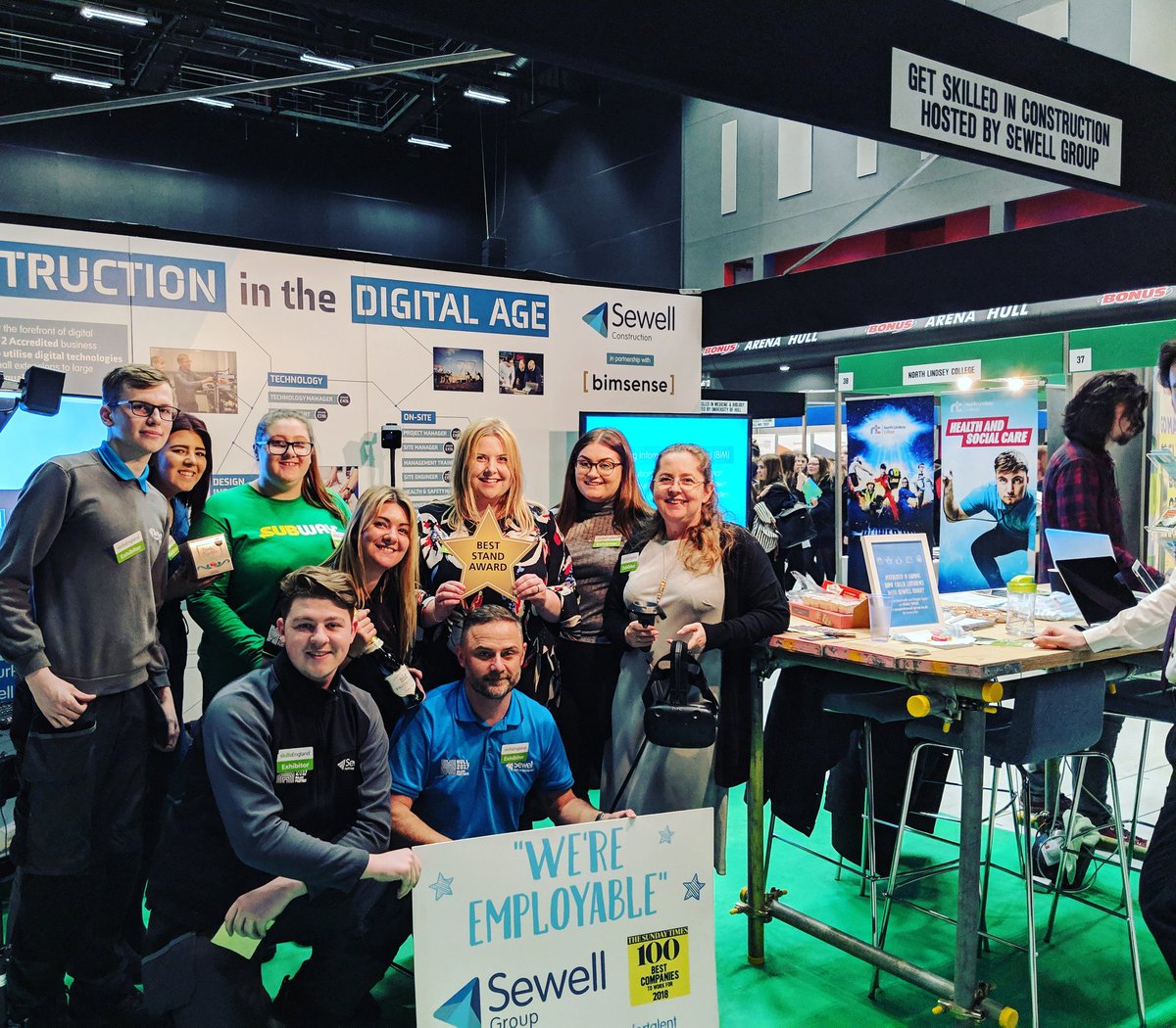 OESkillsEvents's tweet image. Congratulations to everyone who won a best stand award today! Well done to @Sewell_Group, @EastRiding_INF, @heynhs and @hullcollegegrp! 😎