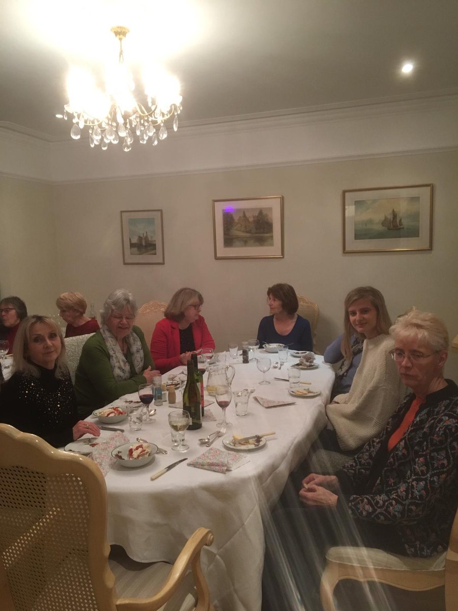 CheltenhamSI's tweet photo. Fairtrade Fortnight marked with a Bring and Share Supper.  Club members used products bearing a Fairtrade logo (wherever possible - it isn't always easy!) to make delicious contributions to the supper. We will admit that Wine, coffee, chocolate and bananas were heavily involved! https://t.co/WkgjDUd8qG