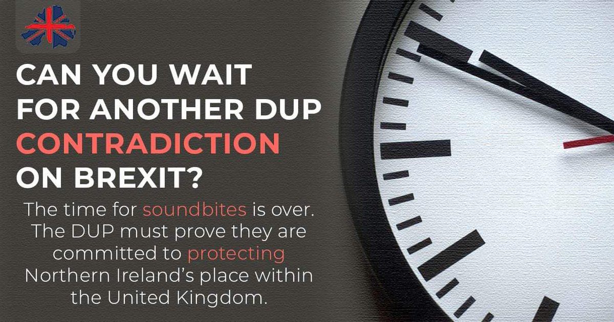 The DUP has plenty of conflicting messages on Brexit, but which ones can we believe? 

Can we trust the DUP to protect our peace process or our Union? Don’t let the DUP lead Northern Ireland into the backstop.