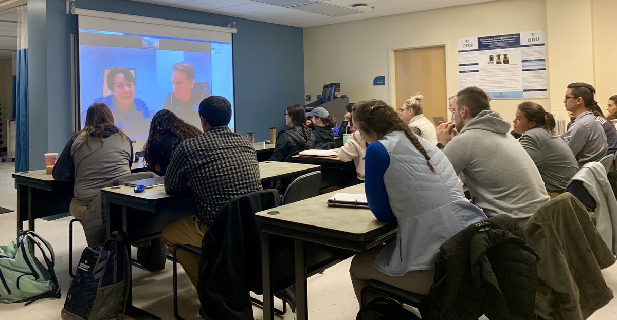 Thanks to Dr. Jennifer McKeon &amp; Dr. Patrick McKeon from <a href="/IJATT_HK/">IJATT</a> and @IthacaATEd for taking time today to talk to our <a href="/odu_MSAT/">ODU Master of Science of Athletic Training</a> students on best practices in publishing their original research and critical appraisals in athletic training!
#NATM