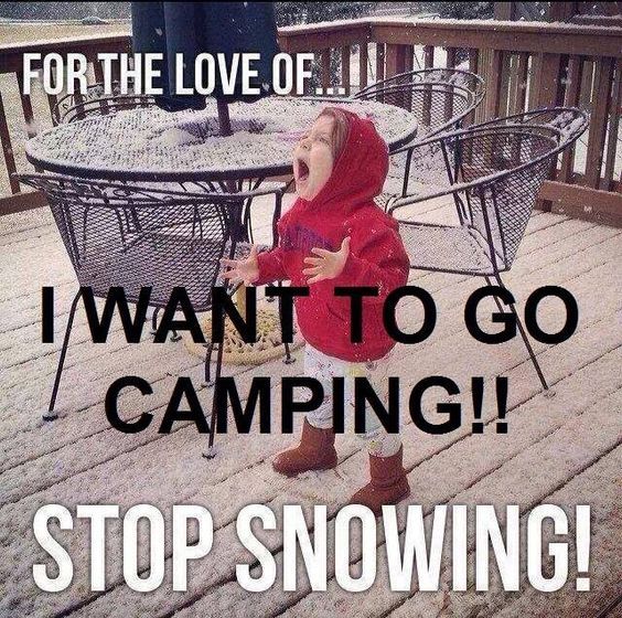 It looks like the snow globe might have stopped.  Hurry in to <a href="/PiersonMotors/">Pierson Motors</a> now to get your trailer picked out and we will have it ready for you for camping season.  We still have lots at 2018 prices piersonmotors.ca or give us a call 519-396-7000
