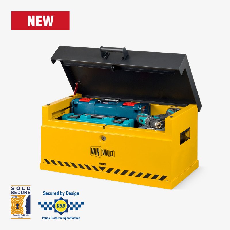 VanVault's tweet image. Keeping tools secure & staying mobile - with the upgraded Mobi it's easier than ever! Move between jobs using the lockable docking station.
👉bit.ly/2BZlFC7
#VanVault #ToolSecurity #Tradesman #VanSecurity #Storage #Toolbox