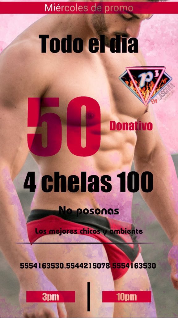 Ianriveranova2's tweet photo. Los miércoles en @p3_lascivia tenemos promo especial todo el día para que la disfrutes al máximo 🍑🍆💦 VEN Y VENTE, NO TE LA VAS A ACABAR!!!!! Recuerda estamos a solo 1 calle y media del metro @erick_sarp3 @Estefanbttm @RuulaXXX @LordVaderGuy @chicoalsur @lacochina_rick https://t.co/4G8jdaj9ao