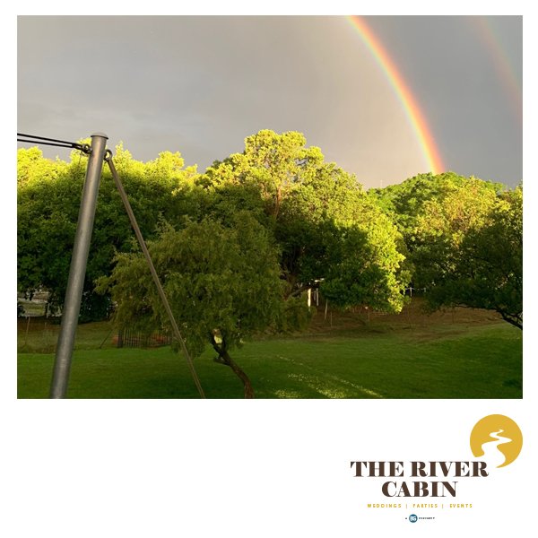 BothongoGroup's tweet photo. Reshare courtesy of @TheRiverCabin: Guests at a 40th birthday celebration were wowed by the breath-taking views, delectable treats, enchanting décor and to top it all off, Mother Nature showed off with a beautiful rainbow! https://t.co/KZoVzLJVts https://t.co/xgbl3wT2O6