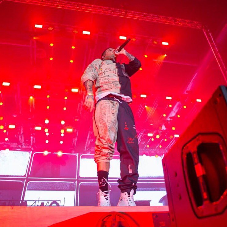 SALMO wearing <a href="/MTLstudio/">MTLstudio</a> Spring/Summer 2019 during your show