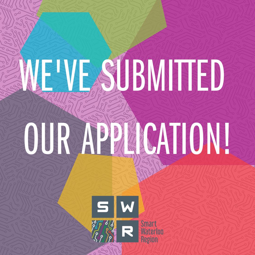 SmartWatRegion's tweet photo. We have submitted! A HUGE thank you to all of our fantastic partners, our youth and adult advisory committees, the volunteers and amazing supporting staff! We could not have completed this momentous project without all of you! #SmartCitiesCanada @RegionWaterloo @INFC_eng https://t.co/TahszzGJ4d