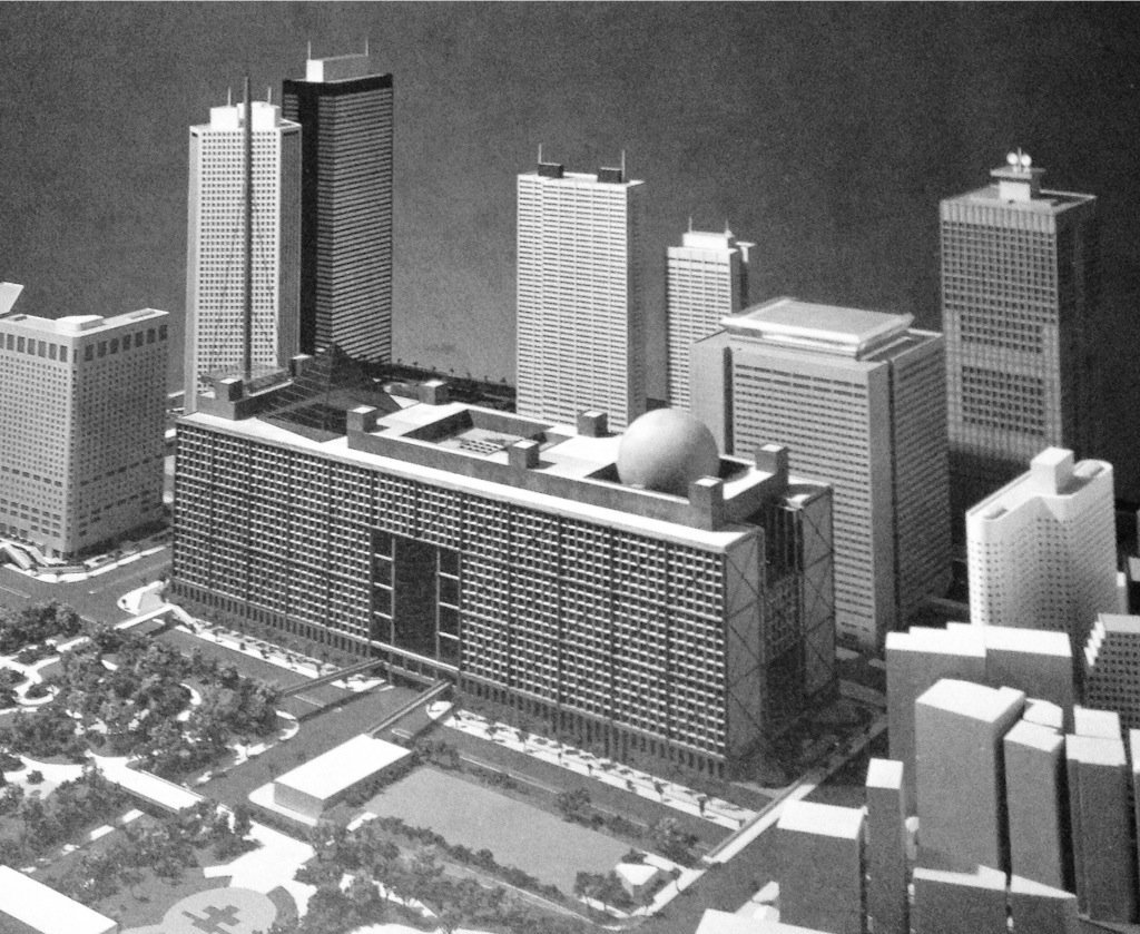 Arata Isozaki 磯崎新 東京新都庁舎 コンペポスター 建築 【送料無料