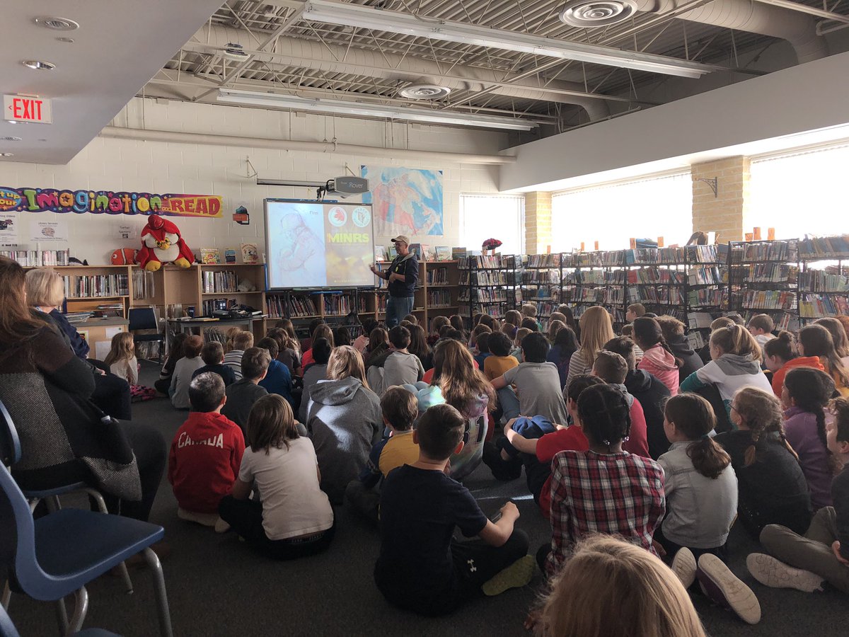 mrsdietrichFM's tweet photo. Enjoying our visit with author Kevin Sylvester @FlorenceMeares #minrs https://t.co/L6hwCADAGm