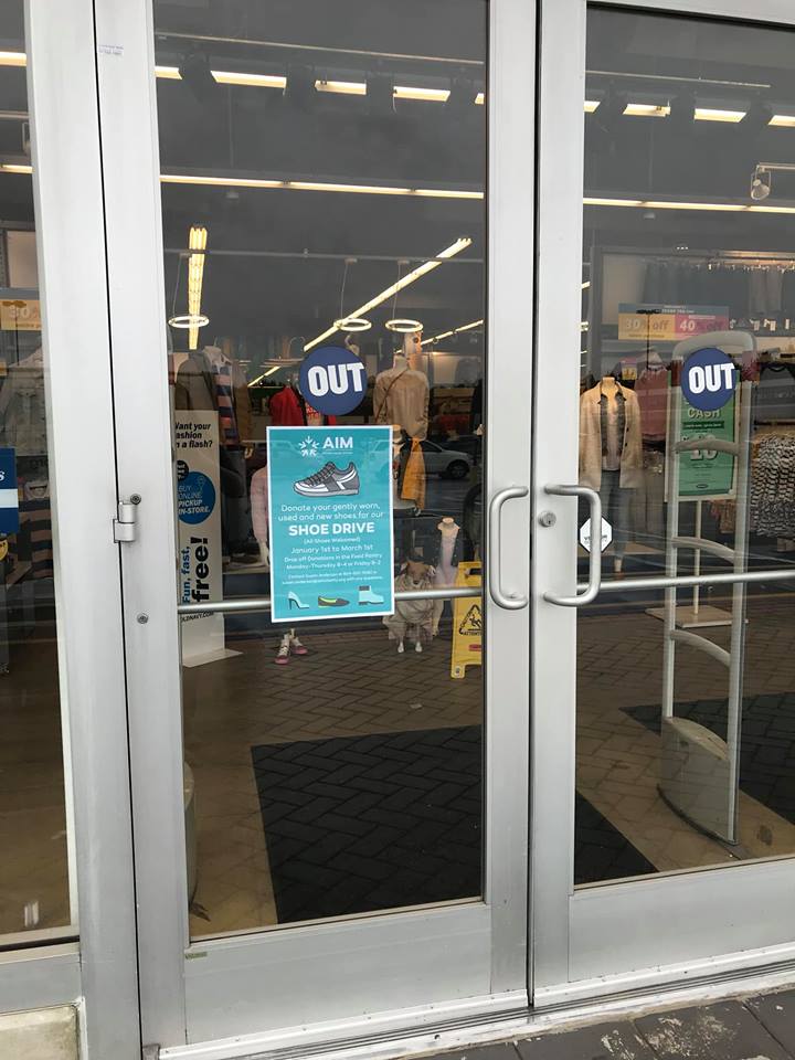 aimcharity's tweet photo. We picked up the last of our shoe drive sites last week! Thank you everyone who donated shoes and for all the amazing businesses that hosted our barrels this year! https://t.co/p6yMVuFY7a