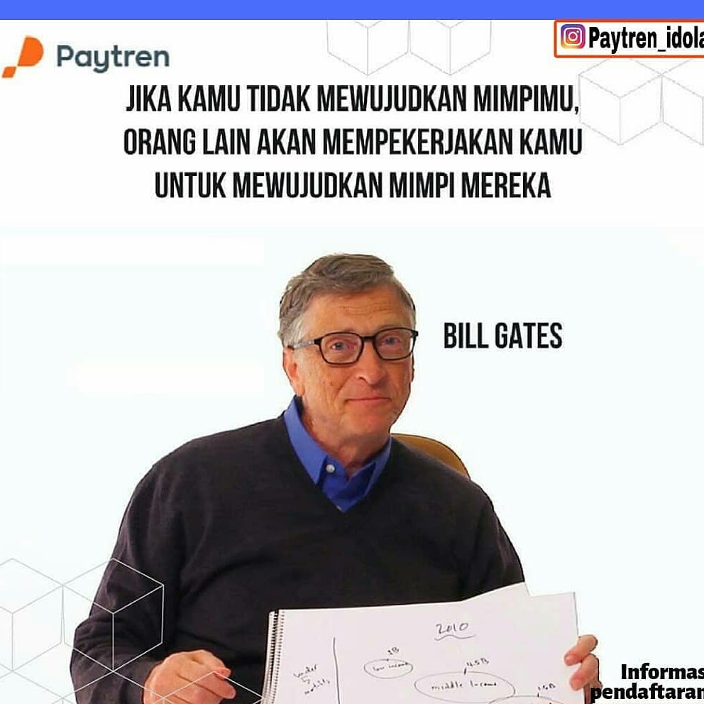 Masih berapa lama kita mau jdi karyawan....kt harus berfikiran cerdas untuk kedelapan karena kt tidak selamanya menjadi karyawan.... jadilah orang pembisnis....disini peluang Anda menjadi pembisnis.info hub.082246888492