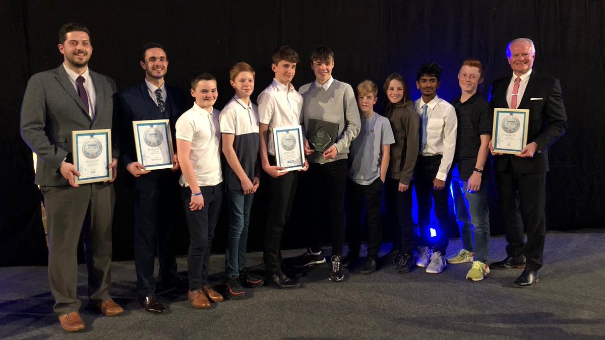 Really enjoyable evening at the <a href="/CometSportAward/">Comet Sports Awards</a> with four presentations made to recognise @GrenewayPE pupils, teams, staff and the Schools dedication to high quality PE &amp; School Sport.