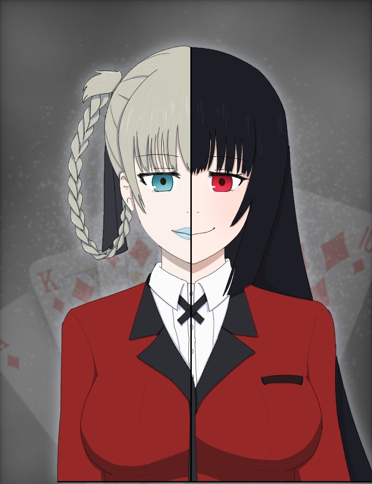 Featured image of post Kakegurui Yumeko Drawing I used copic markers for the skin and touch markers for the hair