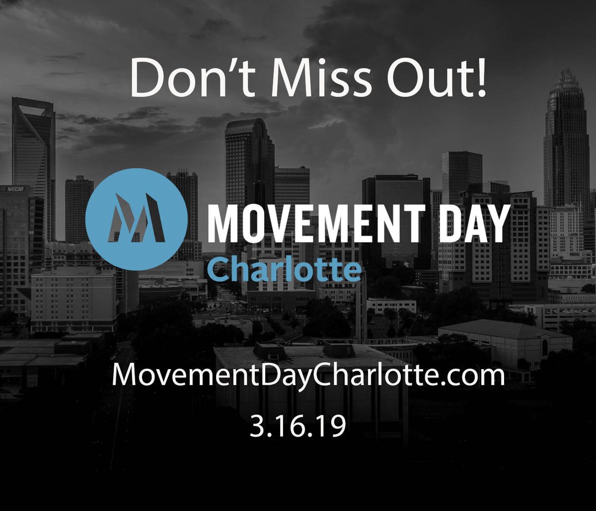 Join us for Movement Day Charlotte next Saturday, March 16th!
.
Feel free to repost this graphic in order to invite others to join us as we unite as the Church in Charlotte.
.
#movementdaycharlotte #movementdayclt #forclt #theChurch #ourcity