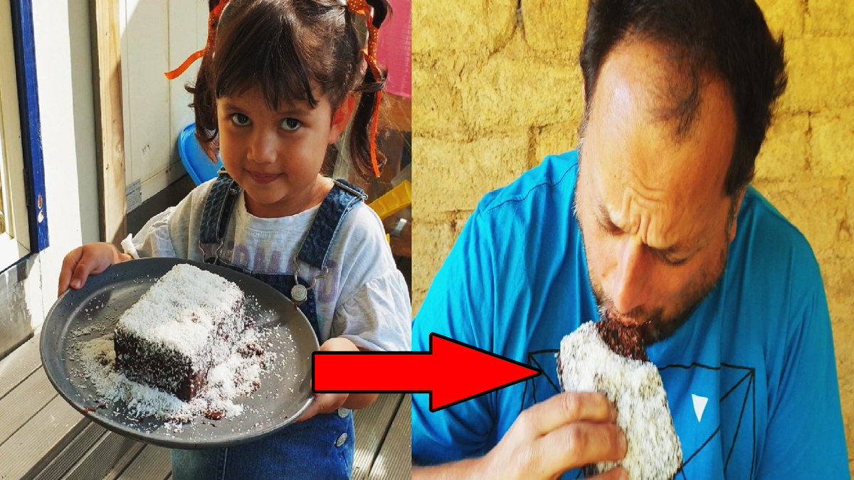 zoeslogic's tweet photo. Zoelogic Fake Cake Prank on Dad - Aussie Lamingtons, today Zoe makes a pretend cake, this is the Australian lamington covered in chocolate with coconut the sponge is washing up sponges, yum yum. #fakecake #cake #kidscooking
https://t.co/xmYqjtGS7O https://t.co/vyzekNjqd4